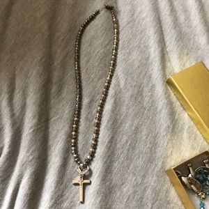 Double Cross necklace